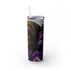 Skinny Tumbler with Straw – 20 oz Stainless Steel Cup