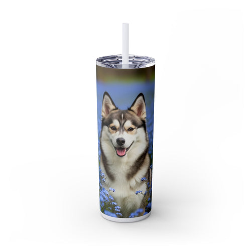 Skinny Tumbler with Straw – 20 oz Stainless Steel Cup