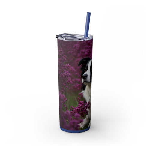 Skinny Tumbler with Straw – 20 oz Stainless Steel Cup