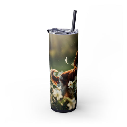 Skinny Tumbler with Straw – 20 oz Stainless Steel Cup