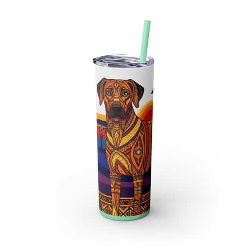 Skinny Tumbler with Straw – 20 oz Stainless Steel Cup