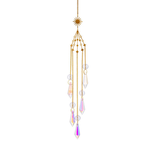 Galaxy Crystal Sun Catcher Lighting Wind Chime Pendant