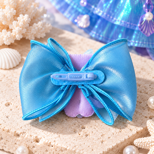 Handmade Mermaid Pet Dress with Matching Hair Bow
