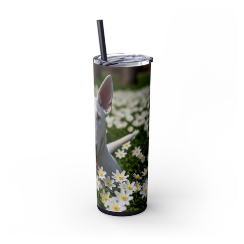 Skinny Tumbler with Straw – 20 oz Stainless Steel Cup