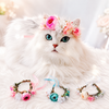 Pet Floral Crown Headpiece Bride Wedding