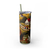 Skinny Tumbler with Straw – 20 oz Stainless Steel Cup