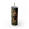 Skinny Tumbler with Straw – 20 oz Stainless Steel Cup