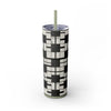 Skinny Tumbler with Straw – 20 oz Stainless Steel Cup