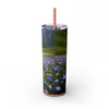 Skinny Tumbler with Straw – 20 oz Stainless Steel Cup