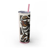 Skinny Tumbler with Straw – 20 oz Stainless Steel Cup