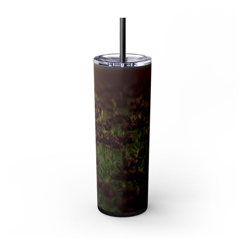 Skinny Tumbler with Straw – 20 oz Stainless Steel Cup