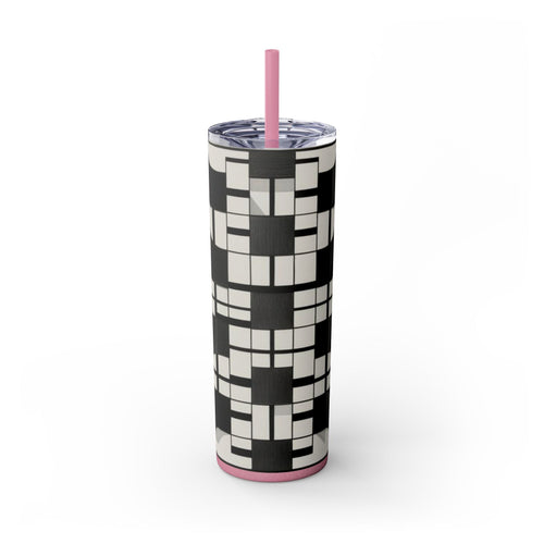 Skinny Tumbler with Straw – 20 oz Stainless Steel Cup