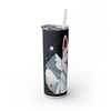 Skinny Tumbler with Straw – 20 oz Stainless Steel Cup