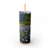 Skinny Tumbler with Straw – 20 oz Stainless Steel Cup