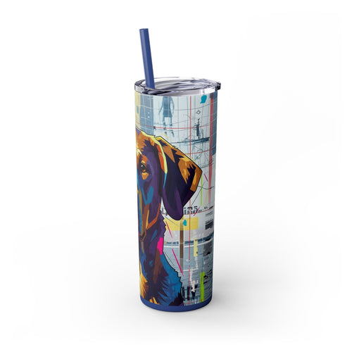 Skinny Tumbler with Straw – 20 oz Stainless Steel Cup