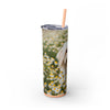 Skinny Tumbler with Straw – 20 oz Stainless Steel Cup