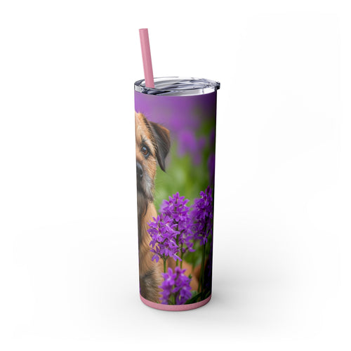 Skinny Tumbler with Straw – 20 oz Stainless Steel Cup