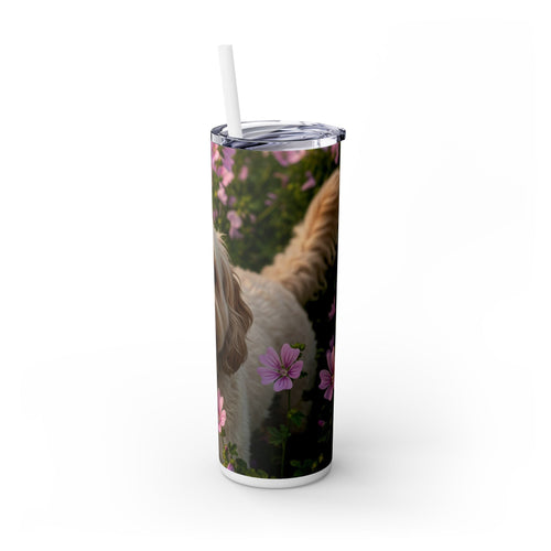 Skinny Tumbler with Straw – 20 oz Stainless Steel Cup