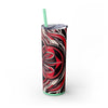 Skinny Tumbler with Straw – 20 oz Stainless Steel Cup