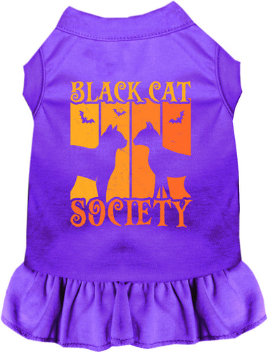 Black Cat Society Pet Dress