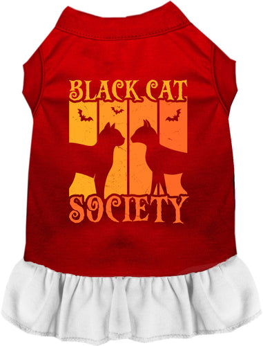 Black Cat Society Pet Dress