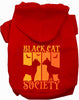 Black Cat Society Halloween Pet Hoodie