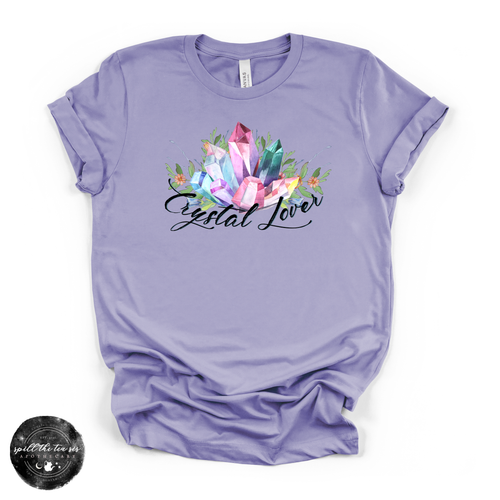 Crystal Lover Tee | Spiritual Crystal Graphic T-Shirt