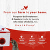RentACoop Chick2Chicken 10lb Feeder & 2 Gal Waterer Set