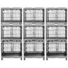 24-30 Black Metal Wire Dog Crate LS-2N01/LS-2.5N01