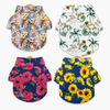 Tropical Floral Beach Hawaii Dog Shirt
