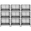 24-30 Black Metal Wire Dog Crate LS-2N01/LS-2.5N01