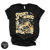 Spooky Readers Book Club Tee | Book Lover Halloween Graphic T-Shirt {WHITE DESIGN}