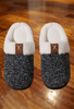 New Sparkling Purple Winter Plush Fashion Thick Bottom Warm House Slipper for Women