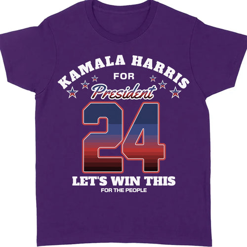 Kamala Harris For President | Kamala Harris 2024 Shirt | Democrat Shirt Dark T1258 - KH2