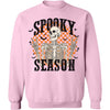 Spooky Season Retro Skull Smiley Face Halloween Shirt, Trendy Halloween Shirt 776V2