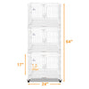 24-30 White Metal Wire Dog Crate DLS2402/DLS3002