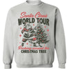 Retro Santa Claus Shirt, Vintage Merry Christmas Sweater, Funny Santa Rocking Around Christmas Tree Sweatshirt T1636