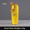 Light Luxury Enamel Vase American Living Room Desktop Ceramic