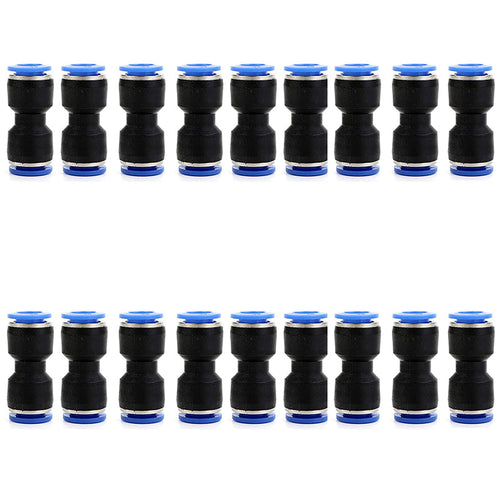 Jinqi Pneumatic Plastic Connector Straight Through Butt PU-56810121416mm Quick Insertion Trachea Connector
