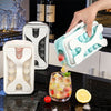 2in1 Portable Silicone Ice Ball Mold Ice Maker Water Bottle Ice Cube Mould Bottle Creative Ice Ball Diamond Curling Summer Kitchen Gadgets
