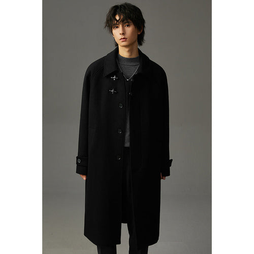 Winter Double-sided Woolen Coat Men