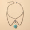 Ins Creative Delicate Turquoise Body Chain Jewelry