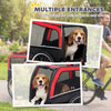 Dog Bike Trailer, Pet Cart Bicycle Carrier with 20 Air Tires, Quick-Release Wheels, Reflectors, Flag