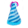 Blue Birthday Hat Squeaky Dog Toy - Glow Pups