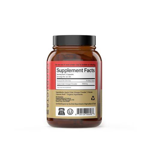 Organic Apple Cider Vinegar Capsules