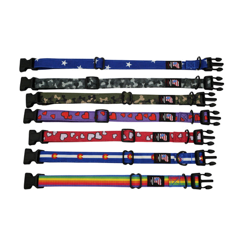 Collars.  Ballistic Solids & Print Designs