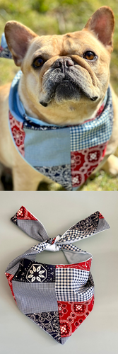 Patchwork Dog Bandana