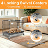 24-30 Black Metal Wire Dog Crate LS-2N01/LS-2.5N01
