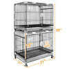 24-30 Black Metal Wire Dog Crate LS-2N01/LS-2.5N01