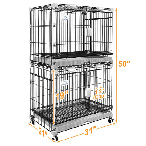 24-30 Black Metal Wire Dog Crate LS-2N01/LS-2.5N01